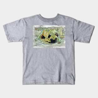 Pug dog puppy Kids T-Shirt